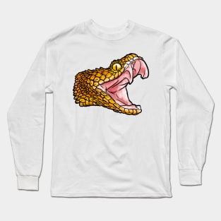 A fierce King cobra snake Long Sleeve T-Shirt